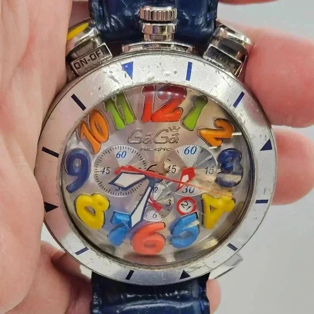 GAGA MILANO Quartz Chronograph Watch  ⌚️